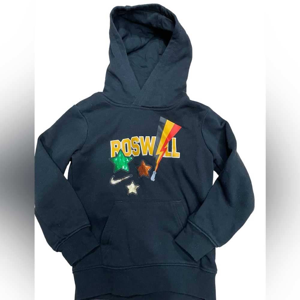 Nike Toddlers Black  Roswell Rayguns Hoodie Jacket Size XS 3/4
